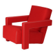 Utrecht armchair by Gerrit Reitveld edited by Cassina