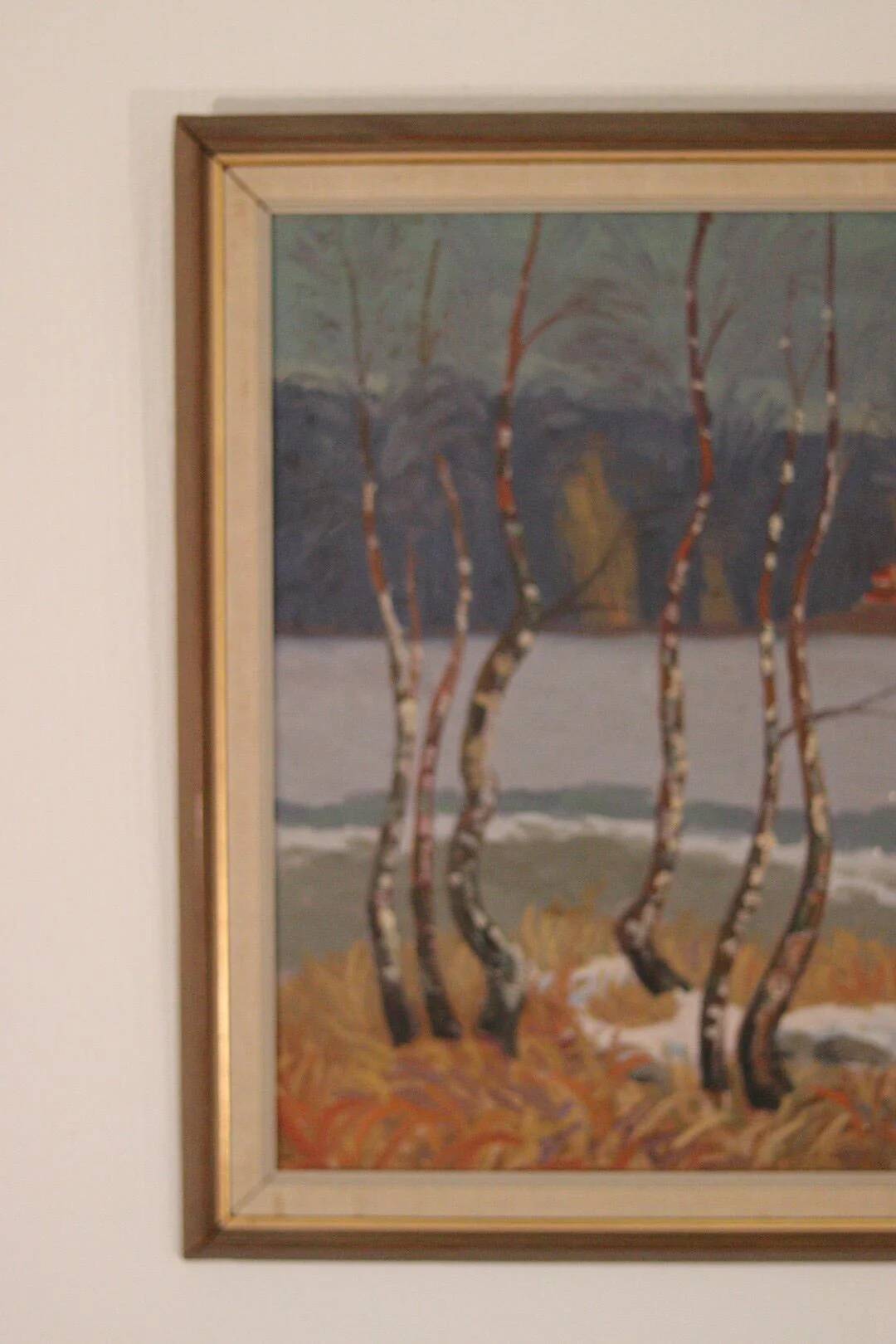 « Bouleaux au bord du lac » par Ragnar Lindström