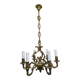 6-light bronze chandelier