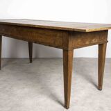 Old wooden farmhouse table