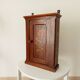 Old bathroom cabinet in solid oak, mid-20th century