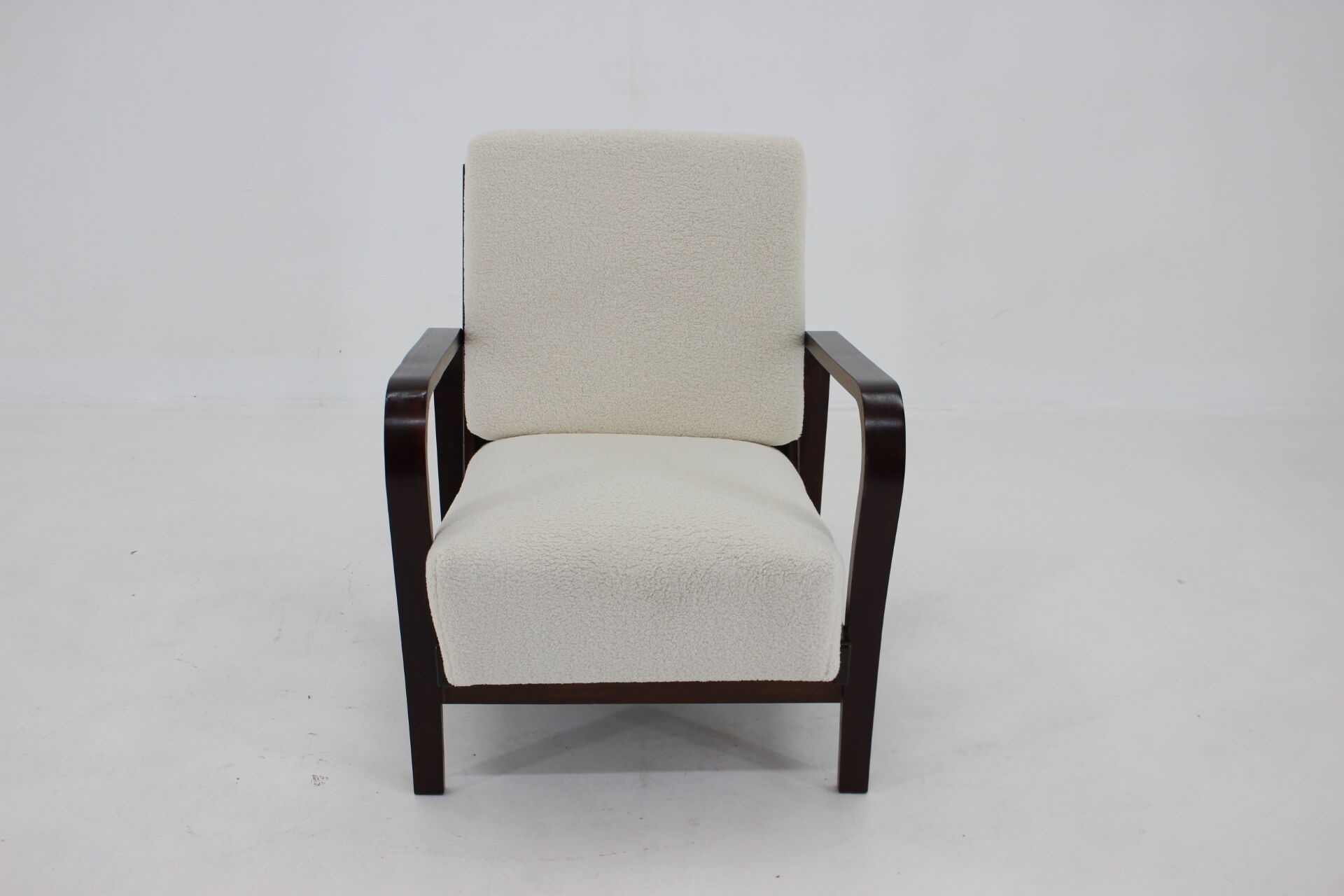 1940s Art Deco Armchair, Czechoslovakia