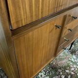 Vintage teak bar/secretary cabinet