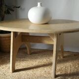 20th century natural stone coffee table