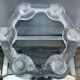 1970s Swedish Pukeberg Glass Candle Holder