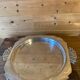 Elegant Art Deco silver-plated metal serving tray, double hallmarked