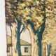 Bright walk, oil on paper signed Vero Cim.