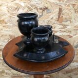 Old napoleon smoking tray 3 wood badge