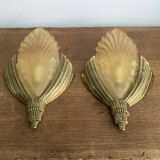 Pair of Art Deco wall sconces