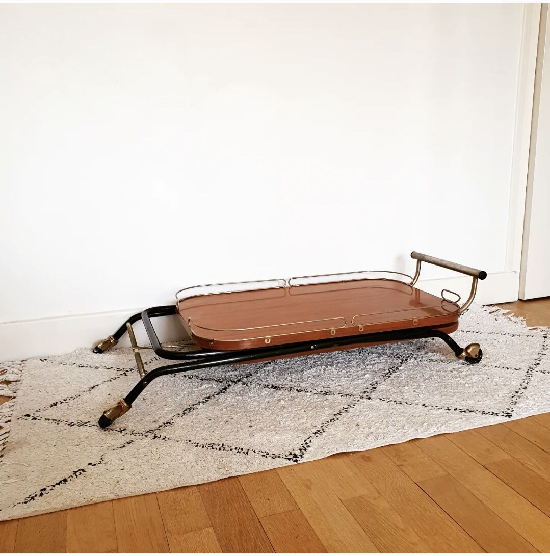 Vintage bar trolley