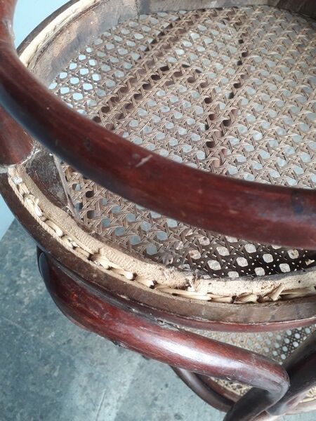 Series 4 chairs cannes bistro by Jacob and Josef KOHN No.55