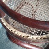 Series 4 chairs cannes bistro by Jacob and Josef KOHN No.55