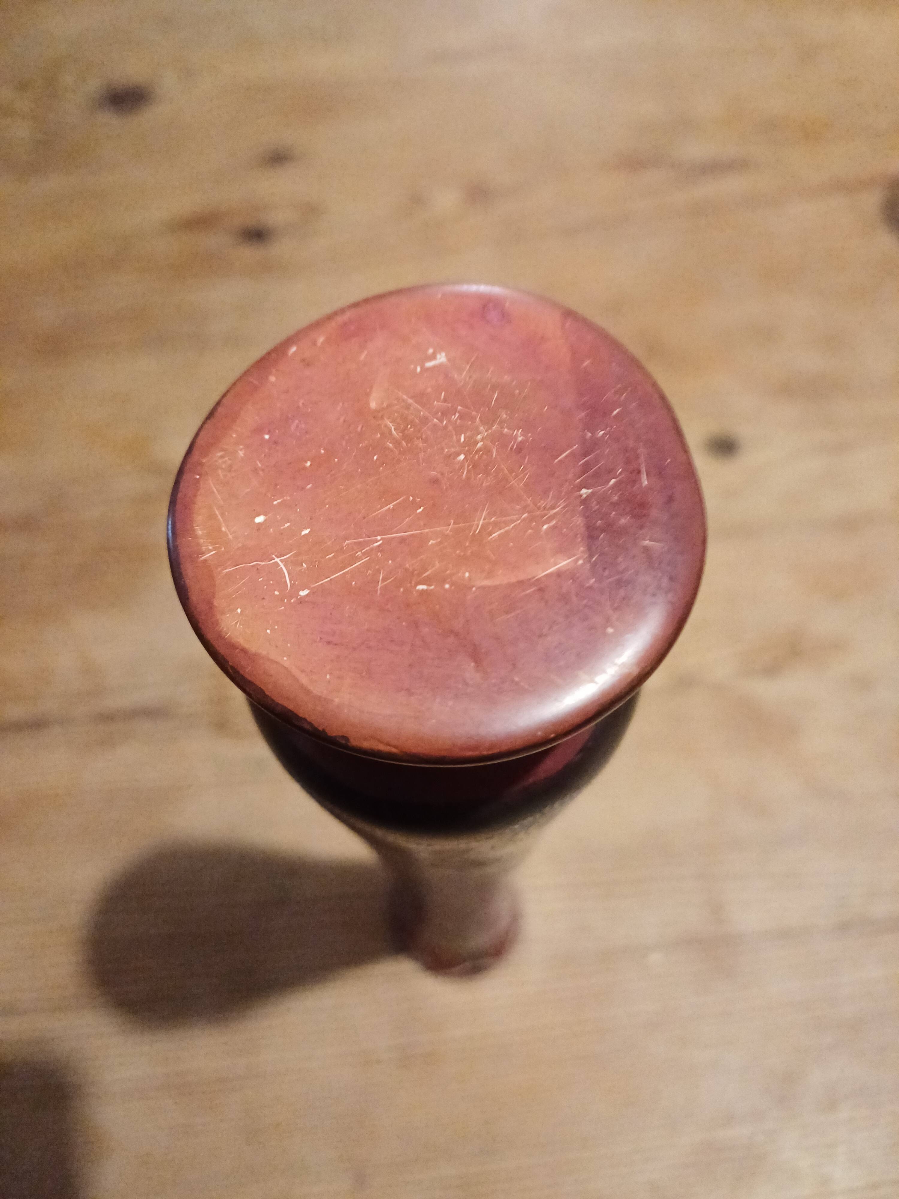 Engraved Stone Soliflore Vase
