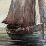Oil on canvas E. Colin