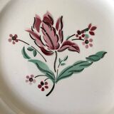 St Amand dessert plates, hand decor, Strasbourg model