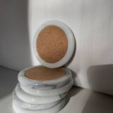 Ensemble de 6 sous-verres en marbre