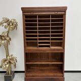 Solid oak curtain cabinet, circa 1930
