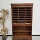 Solid oak curtain cabinet, circa 1930