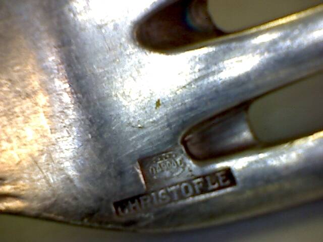 Box 2 drawers household 57 pieces christofle silver metal model "boreal"