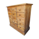 Meuble en pin, 15 tiroirs