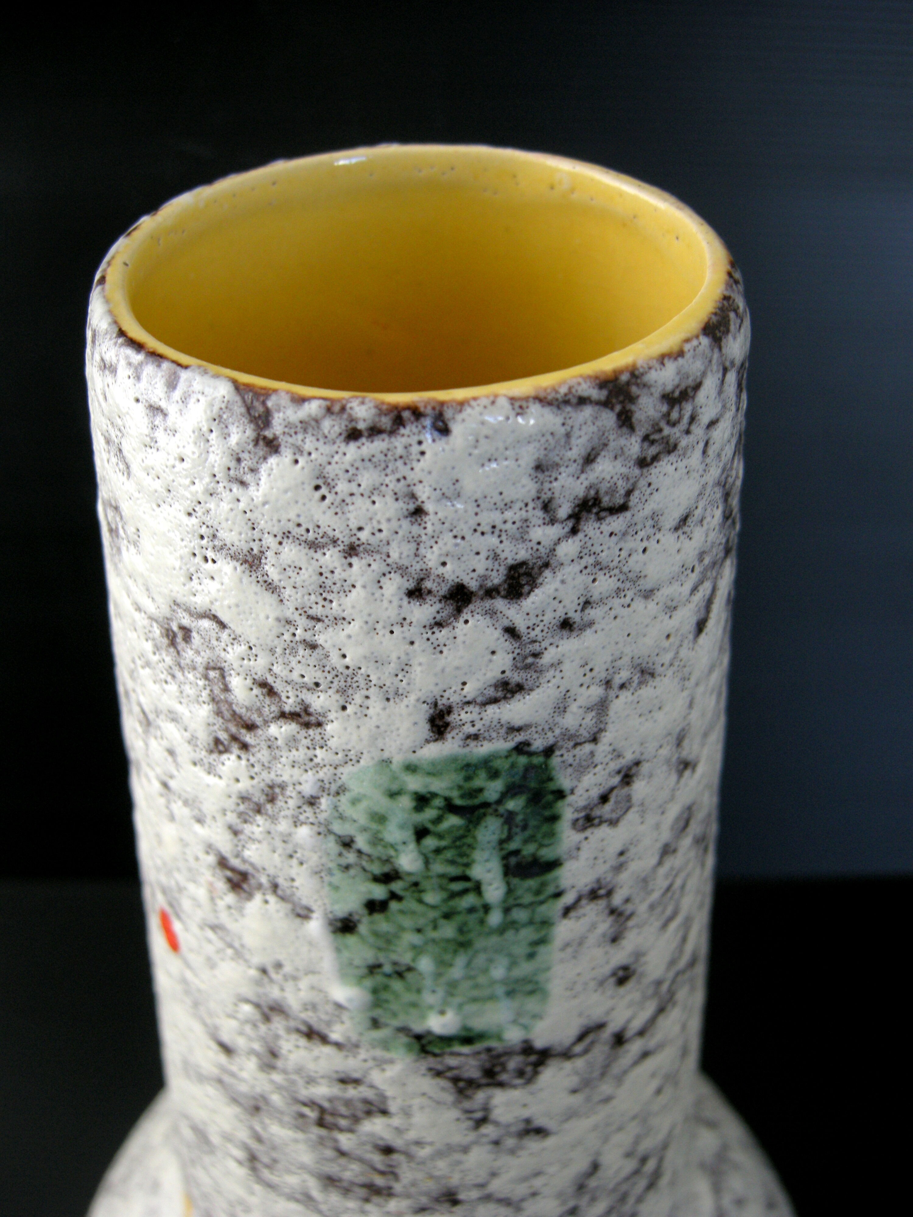 Vintage vase 1950 ceramic