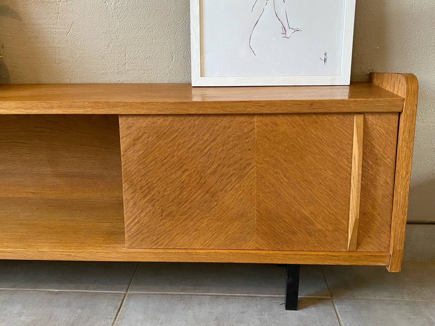 Vintage wooden sideboard (shallow)