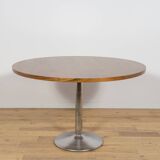 Mid-Century Teak Modern Round Dining Table, Denmark, 1970s