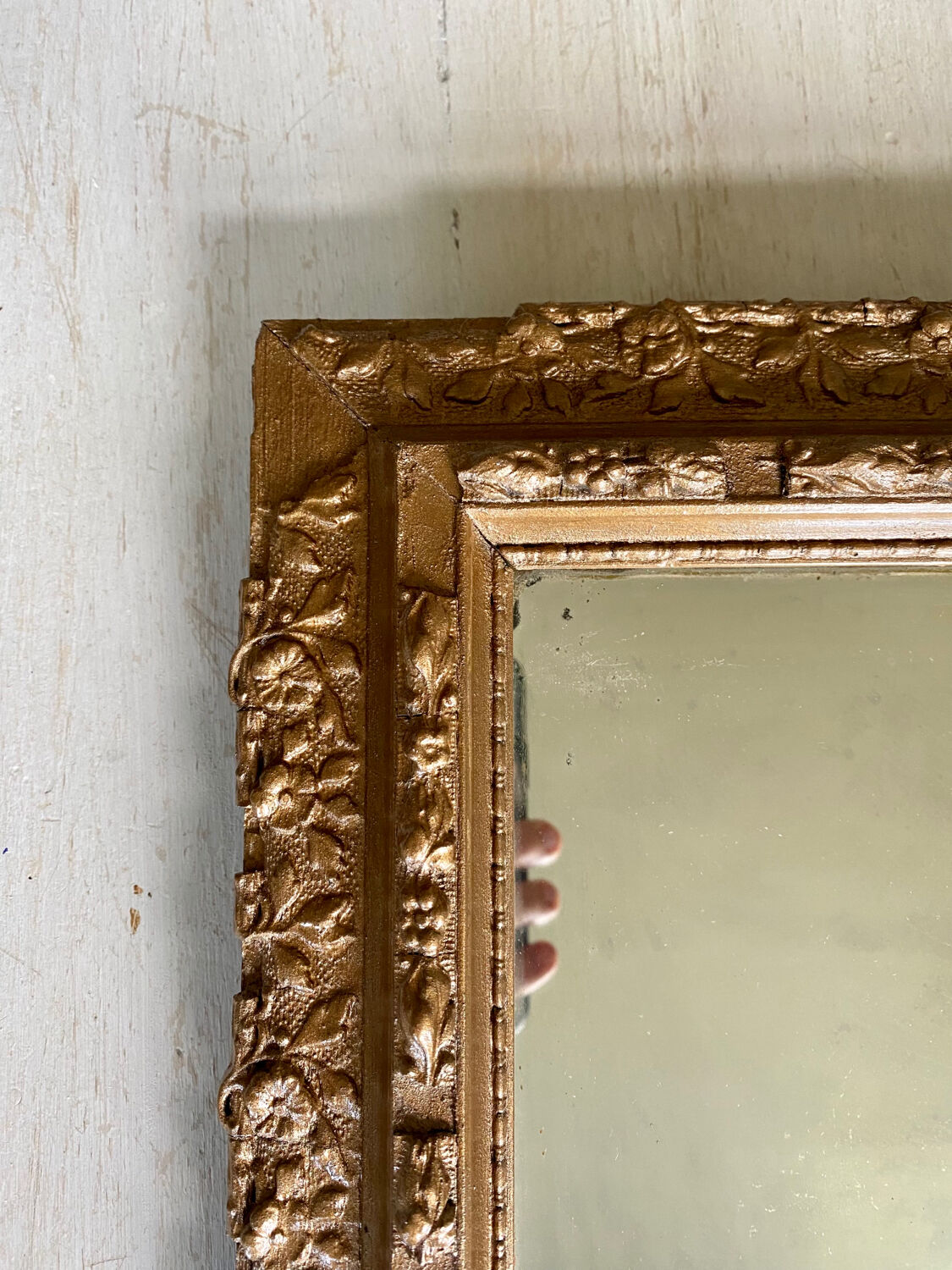 Old gilded mirror early 20th century