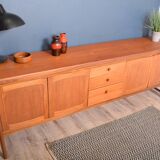 Restored Teak 1960s Nathan Squares Sideboard