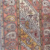 Vintage sinkiang carpet for handmade corridor 90x358 cm