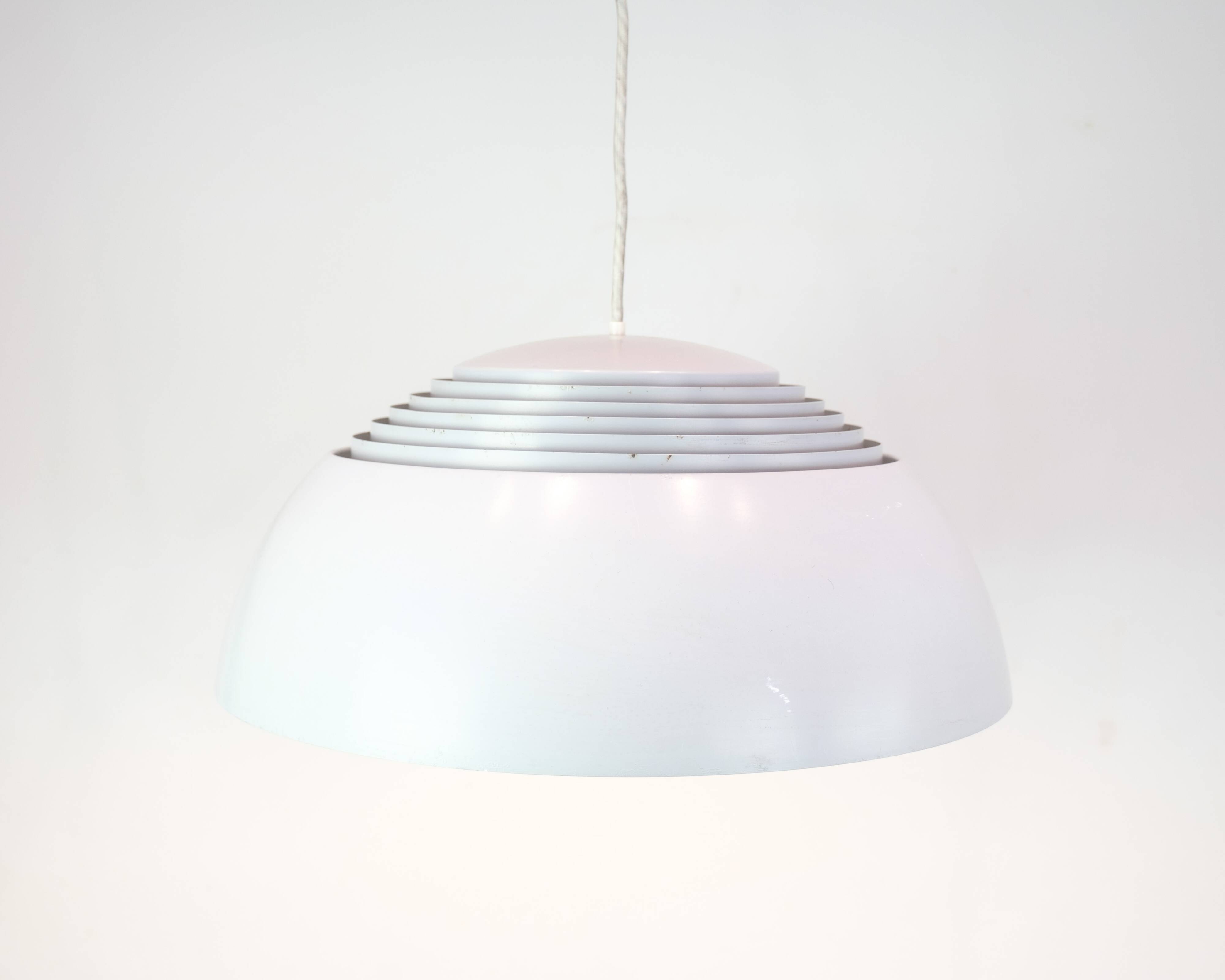 AJ Royal pendant - ceiling lamp - aluminium & steel - grey - Arne Jacobsen - Louis Poulsen - 1960s