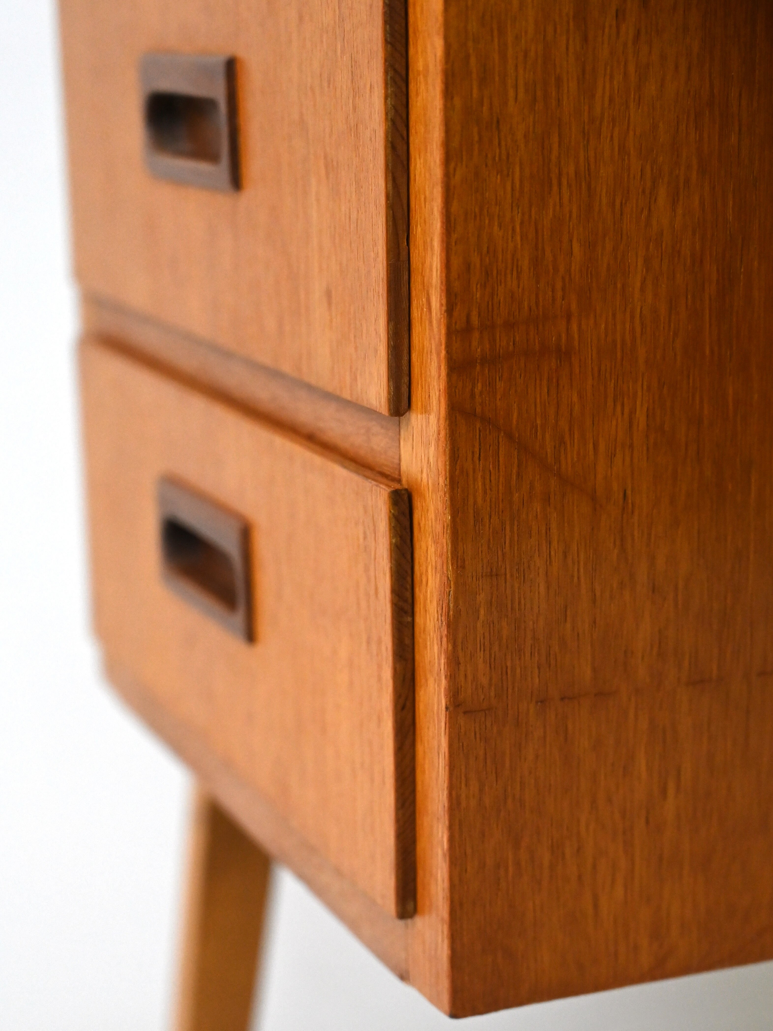 Scandinavian modern antique desk with drawers