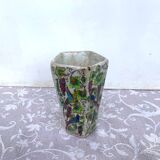 Petit vase en céramique siliceuse Perse XIXe dynastie Qajar