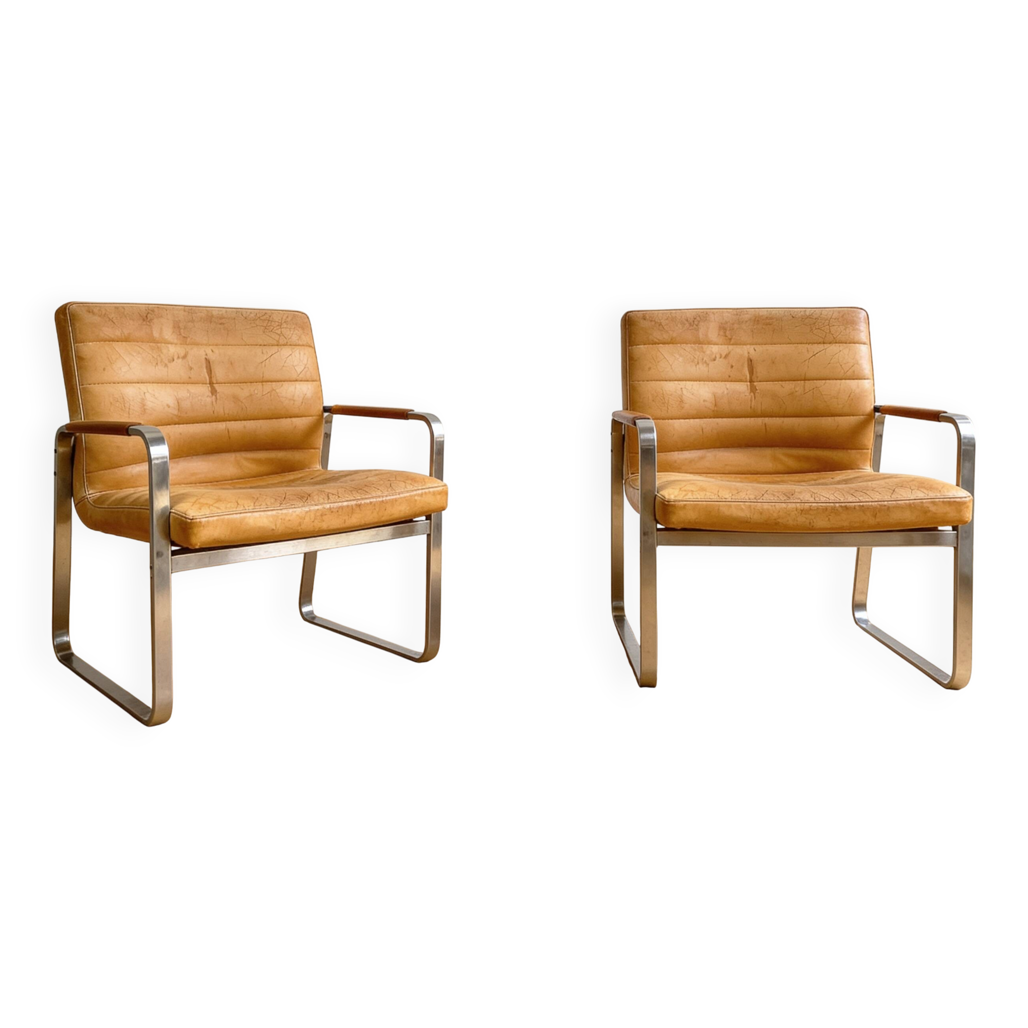Pair of Bo-850 armchairs