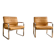 Pair of Bo-850 armchairs
