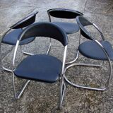 Set of 4 chairs, Italy 1970s