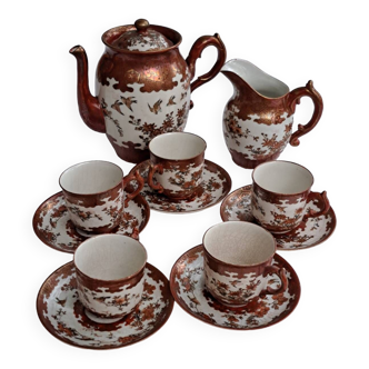 Kutani Japanese tea coffee set