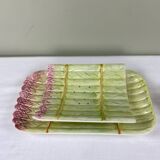 Plats de service à asperges