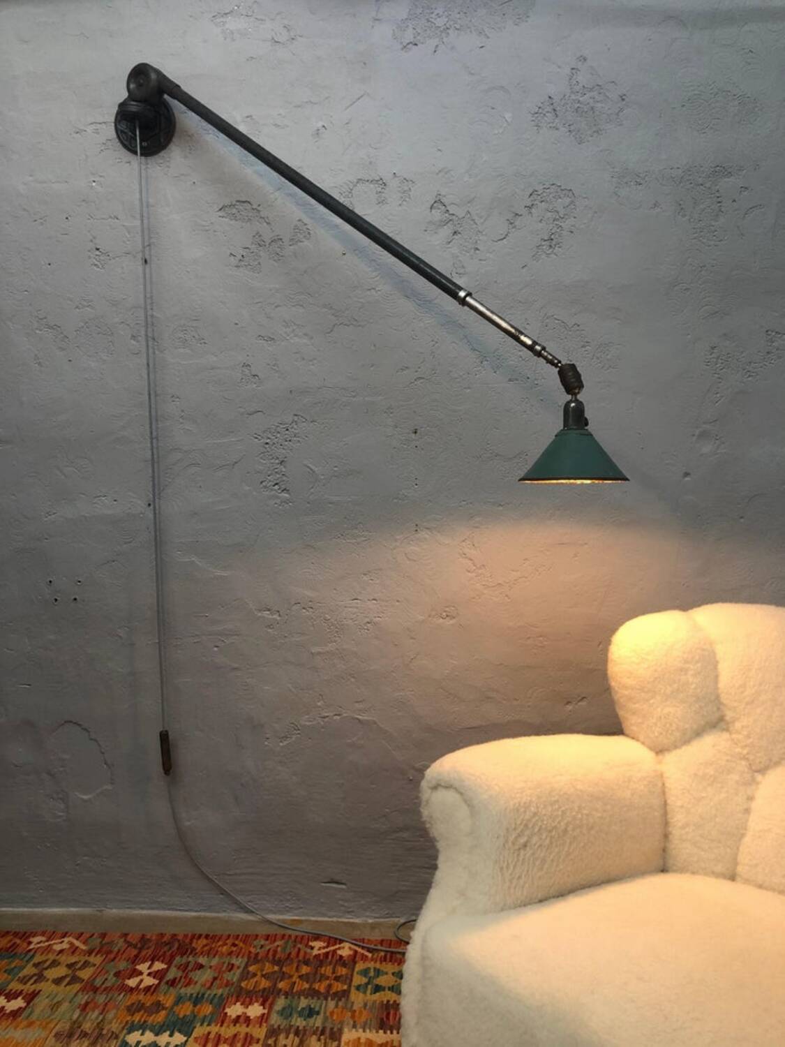 Antique Johan Petter Johansson Series 1 Triplex Telescopic Work Light