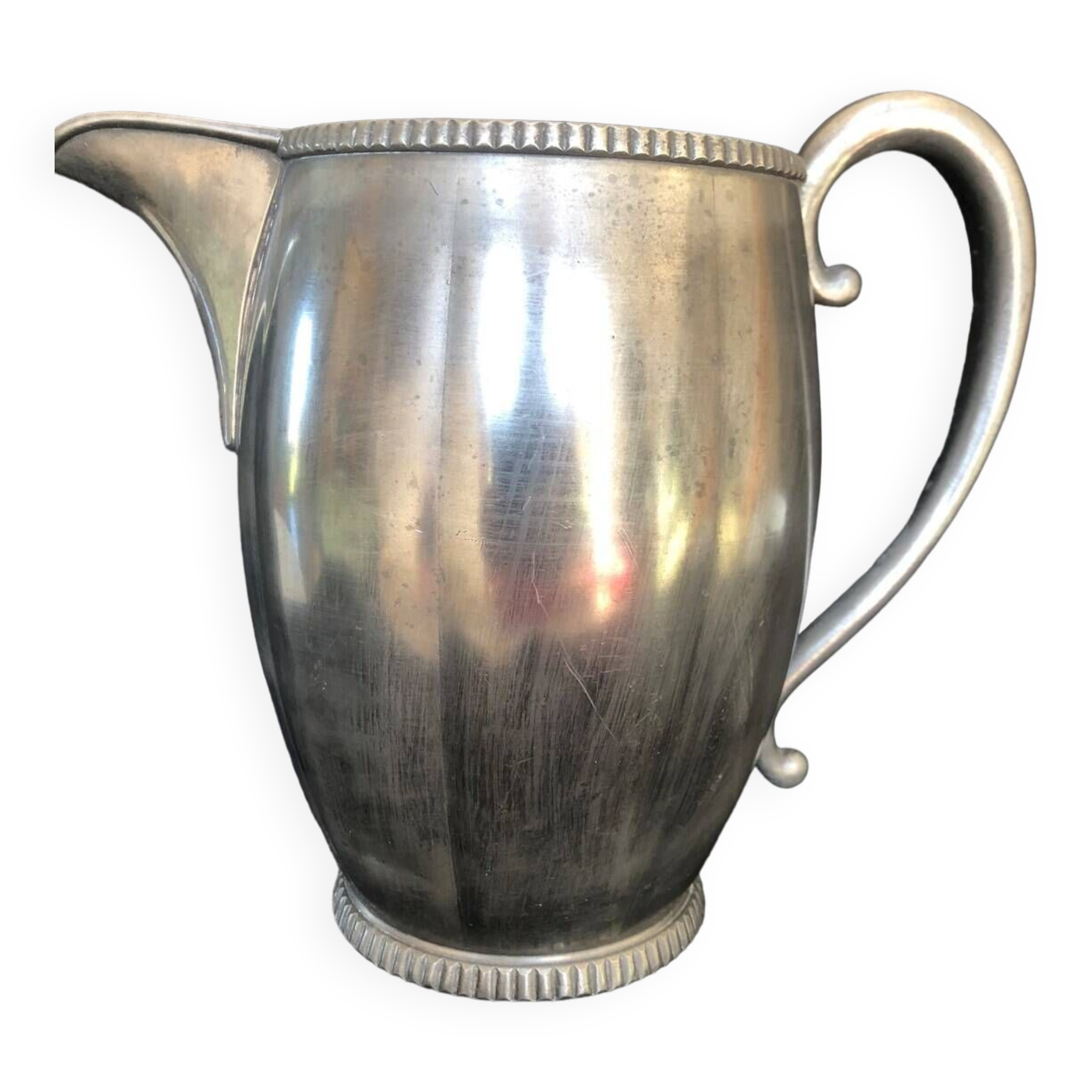 1 liter pewter pitcher, mid-20th century work
