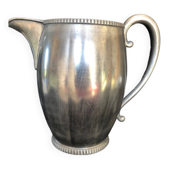 1 liter pewter pitcher, mid-20th century work