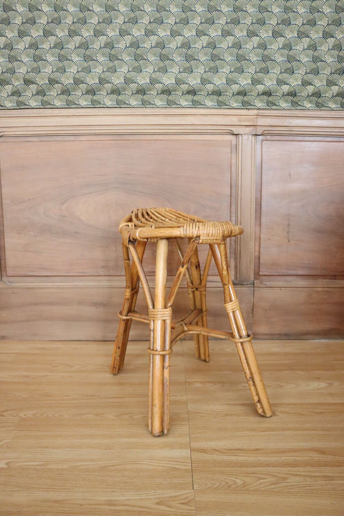 Rattan stool