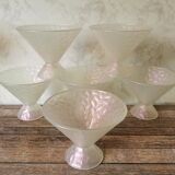 Fruit cups/iridescent glass ice