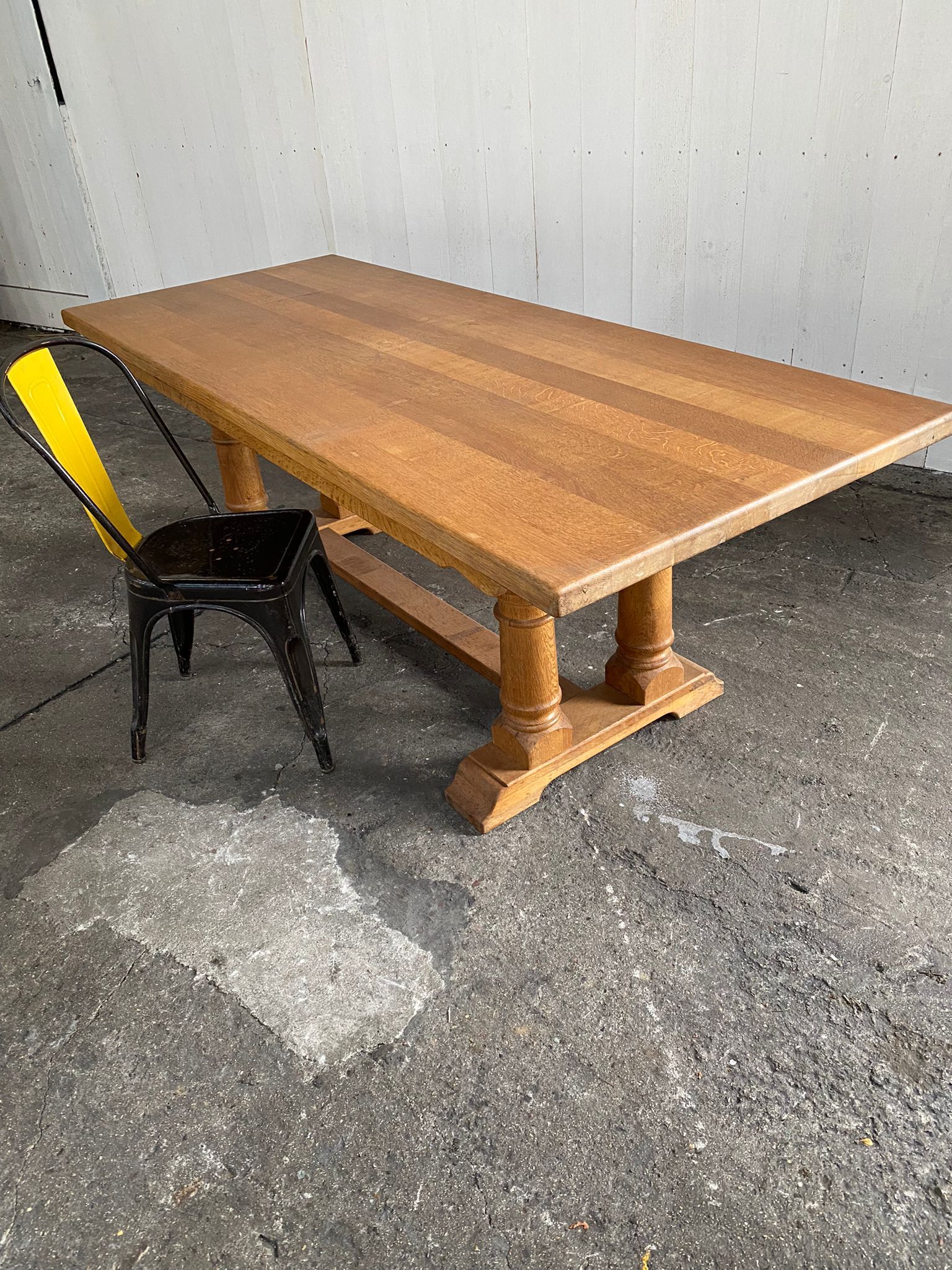 Oak farmhouse table