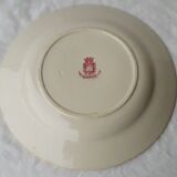 Plate Gien pink thistle