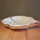Vide poche en forme de feuille vintage