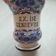 Ceramic pharmacy jar from St Clément, EX de Genièvre