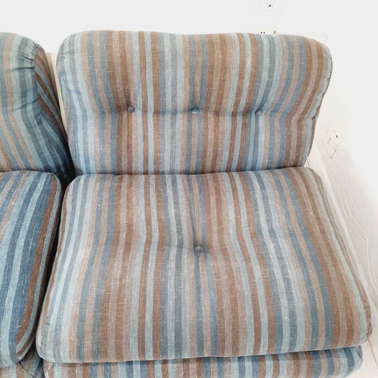 Three vintage armchairs, model Amanta Design Mario Bellini for C & B.