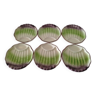 6 asparagus plates