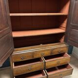 18th Century Oak linen Press